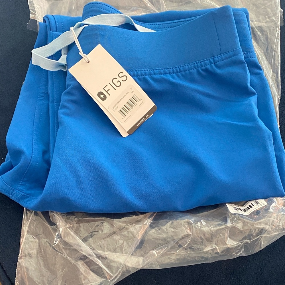Figs Electric Blue Women's scrub pants